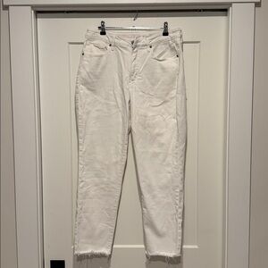 Old Navy white O.G. Straight Jeans size 12